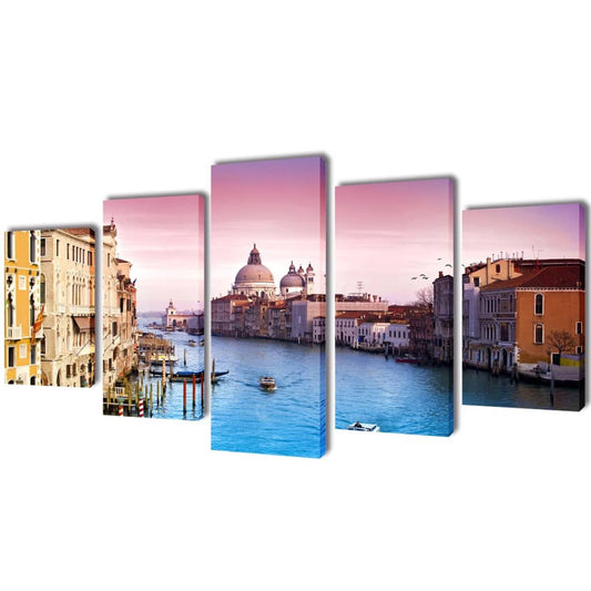 Bilder Dekoration Set Venedig 200 x 100 cm