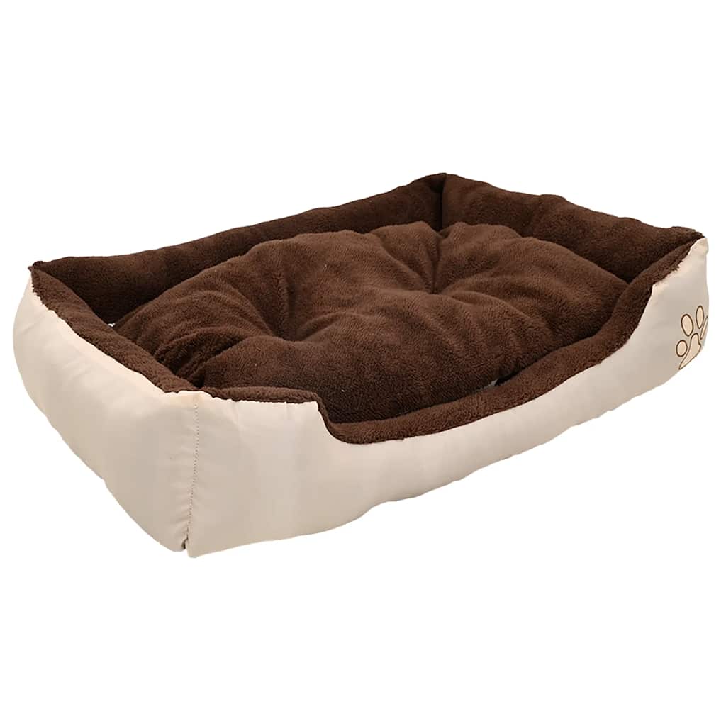 Warmes Hundebett mit Polsterkissen M