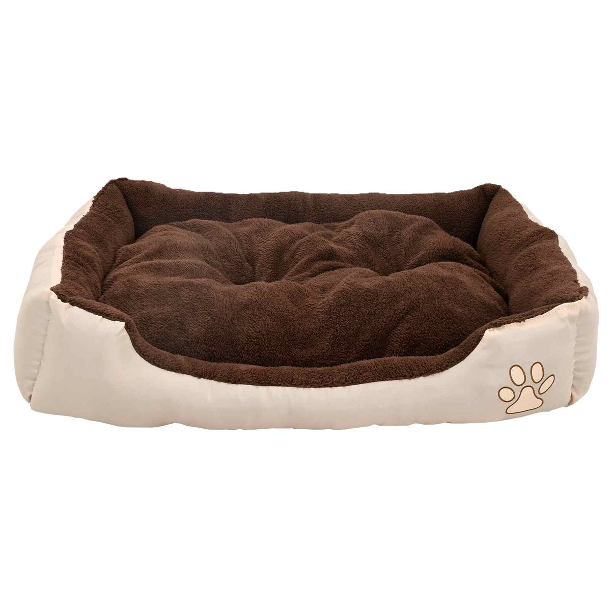 Warmes Hundebett mit Polsterkissen XL