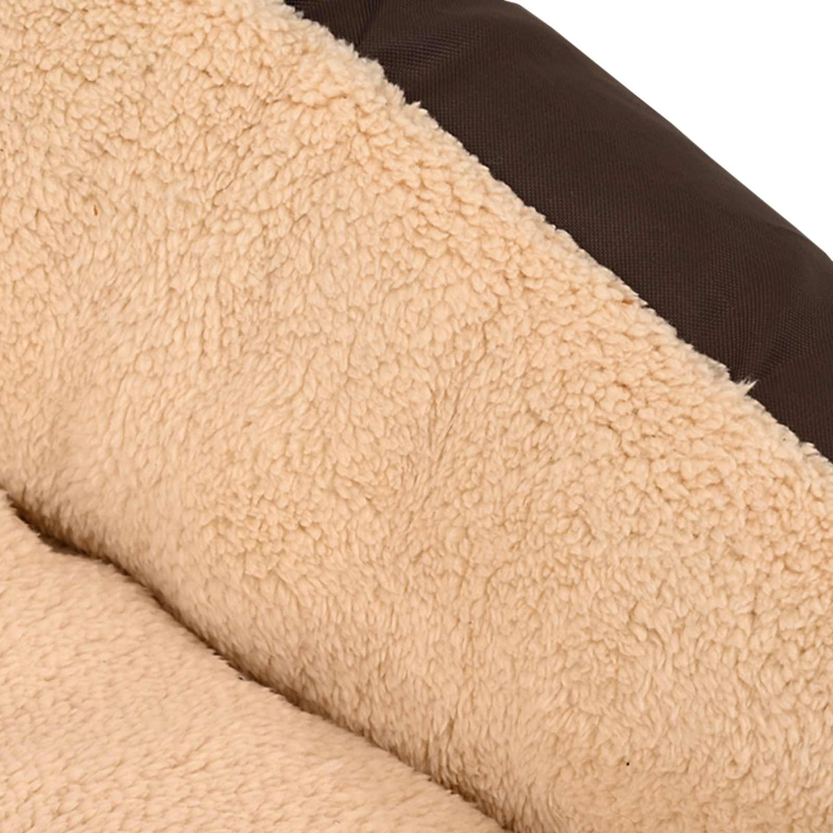 Warmes Hundebett mit Polsterkissen S