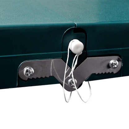 Campingtisch mit 4 Hockern Klappbar Aluminium Extra Leicht Grün