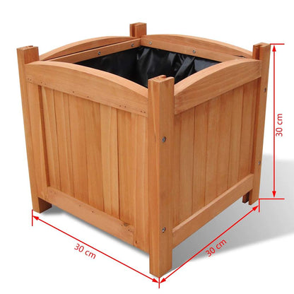 Holz-Hochbeet 30x30x30 cm 2 Stk.