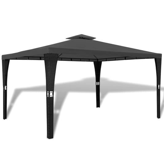 Garden Pavilion with Roof 3 x 4 m Dark Grey