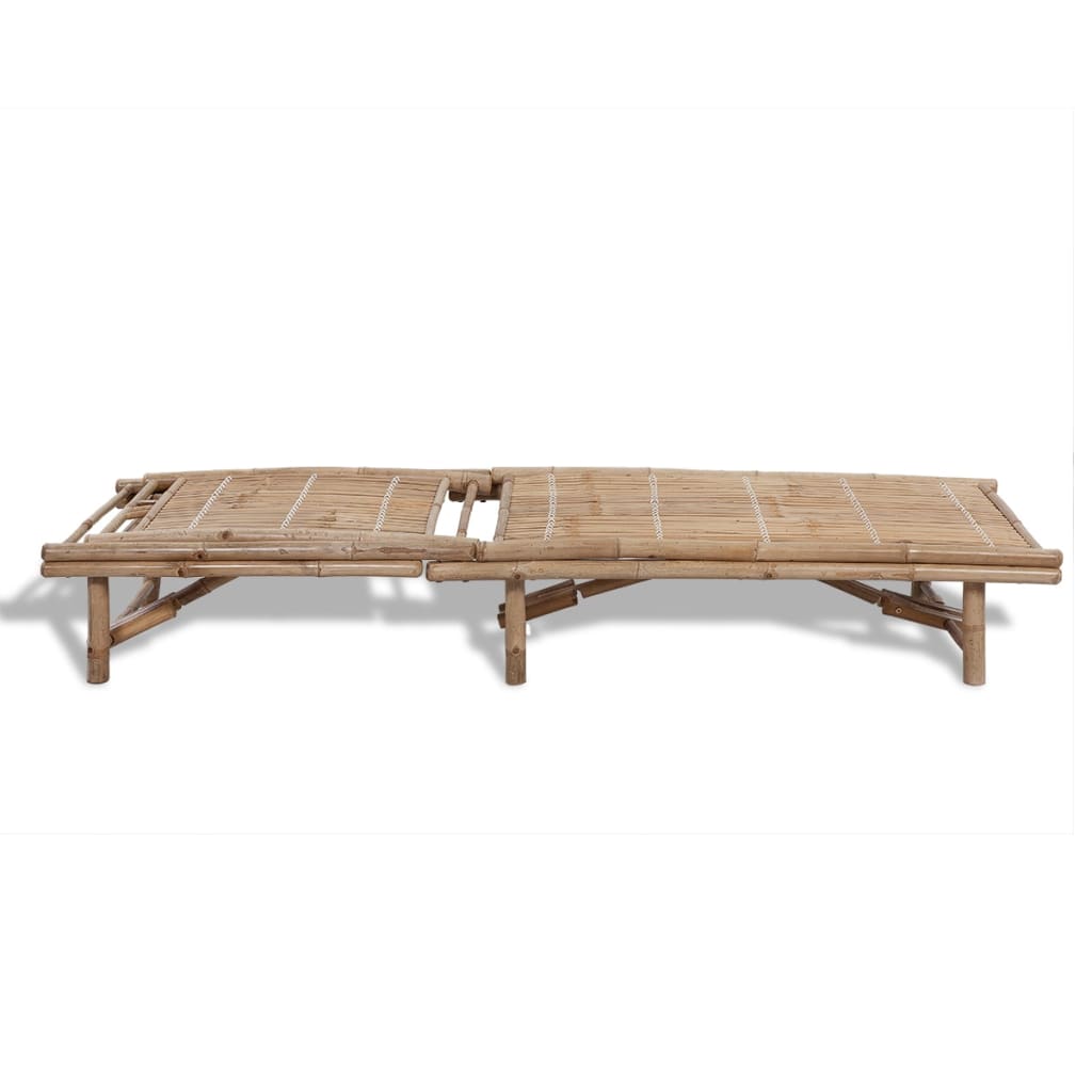 Bamboo sun lounger