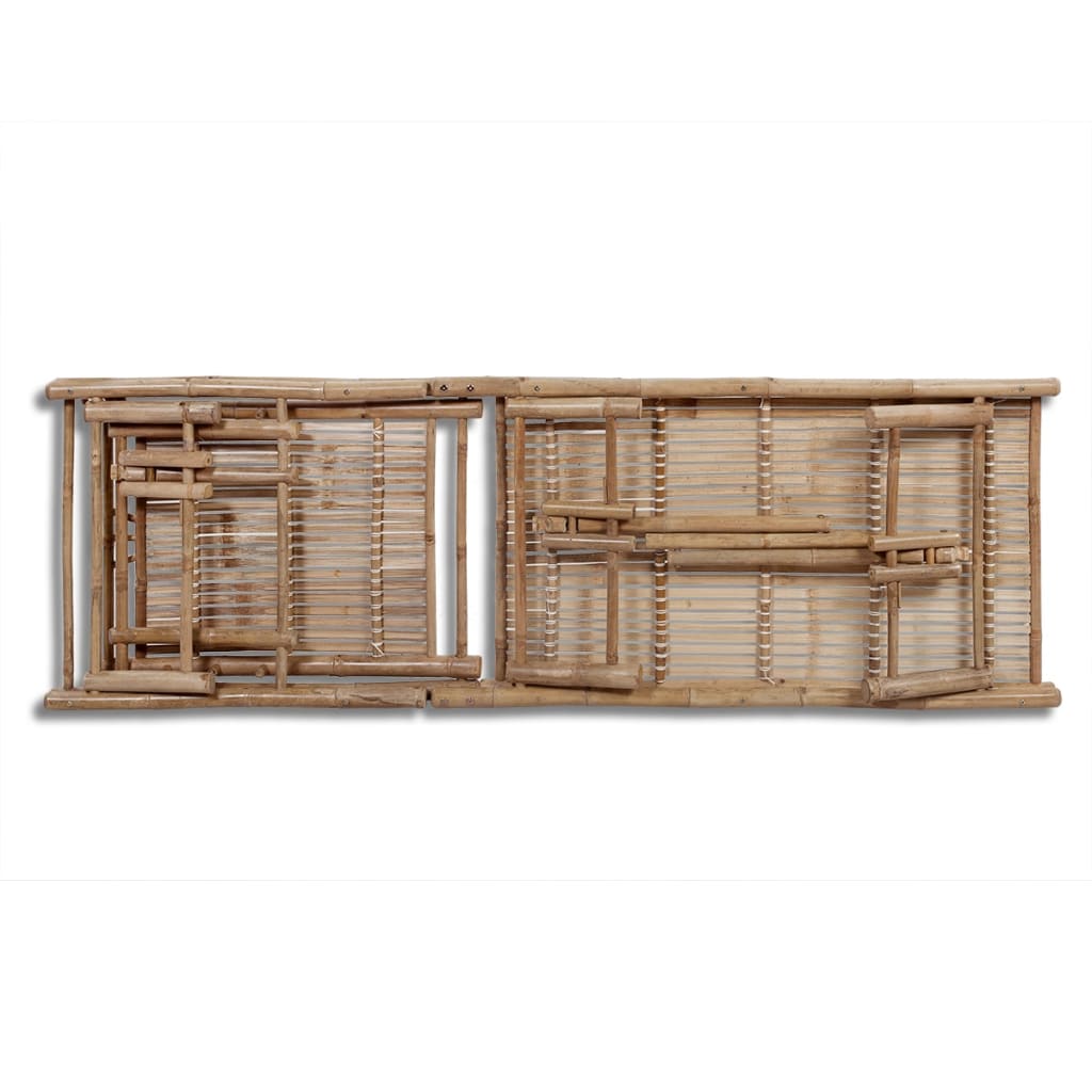 Bamboo sun lounger