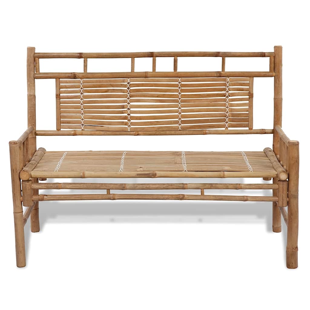 Gartenbank 120 cm Bambus
