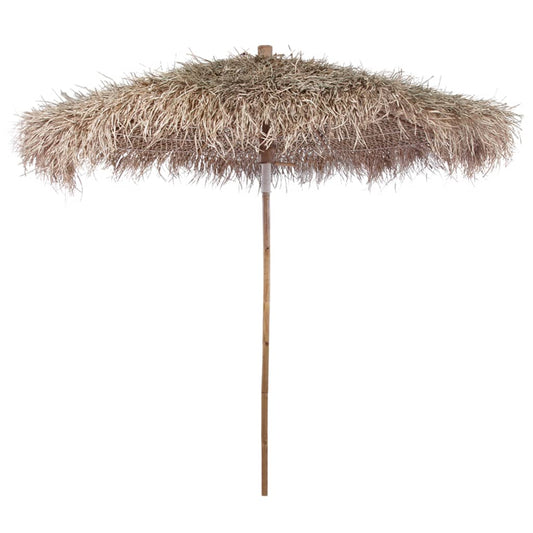 Parasol en bambou avec toit en feuille de bananier 270 cm