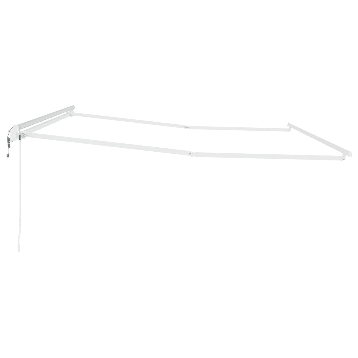 Markisenrahmen 4x3 m Automatischer Rückzug Aluminium