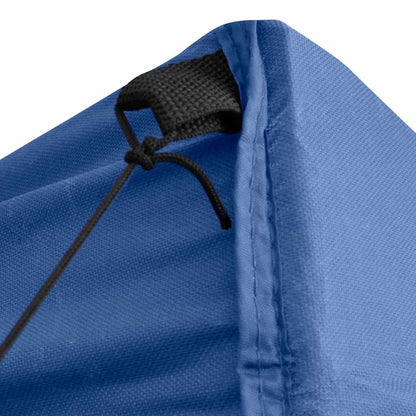 Faltzelt 3x3 m Blau 4 Seitenwände