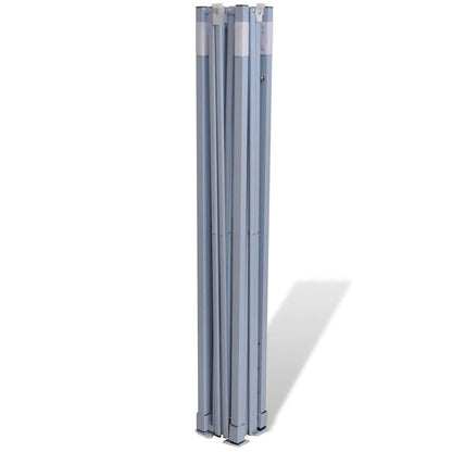 Faltzelt 3x3 m Blau 4 Seitenwände