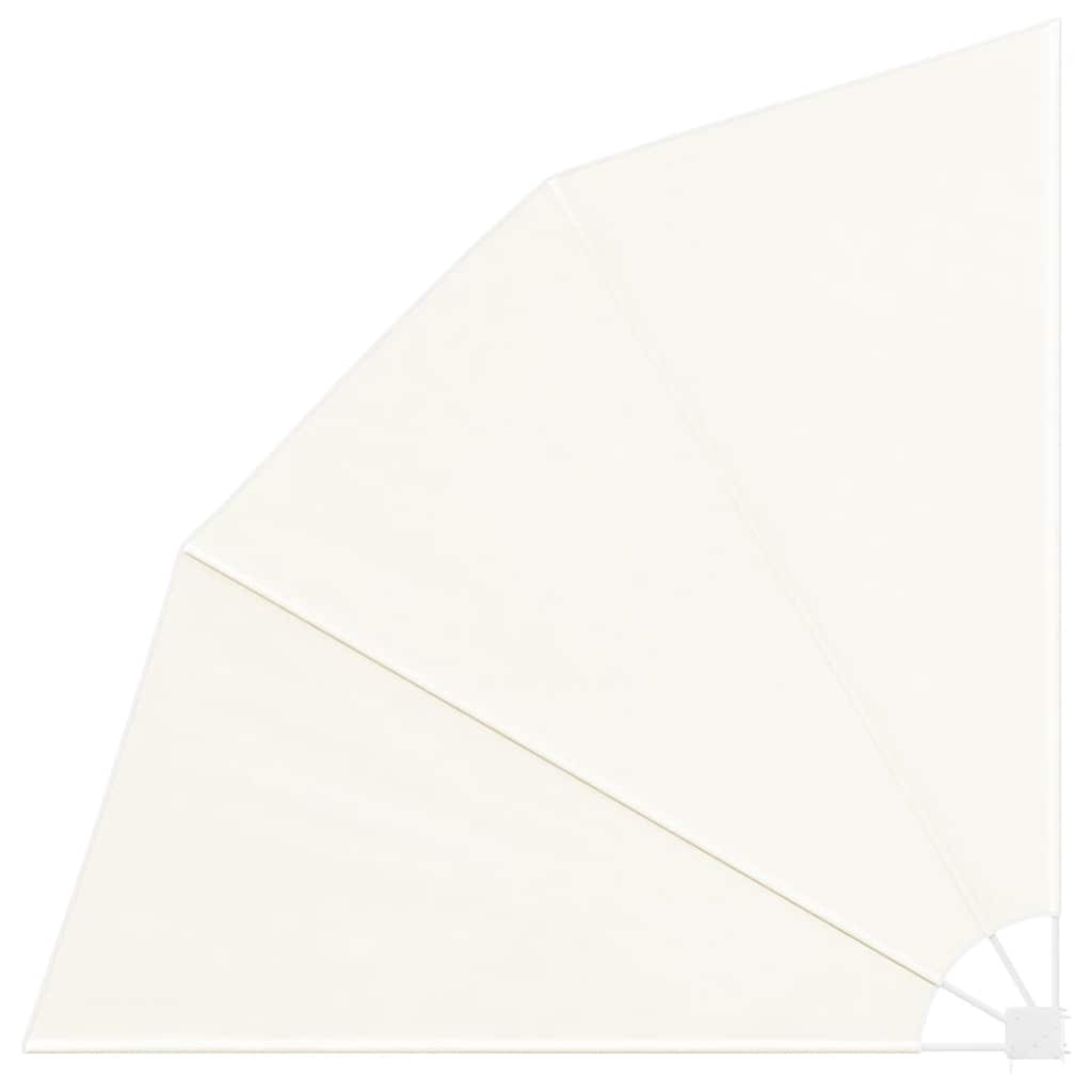 Faltbarer Balkonfächer Creme 210×210 cm