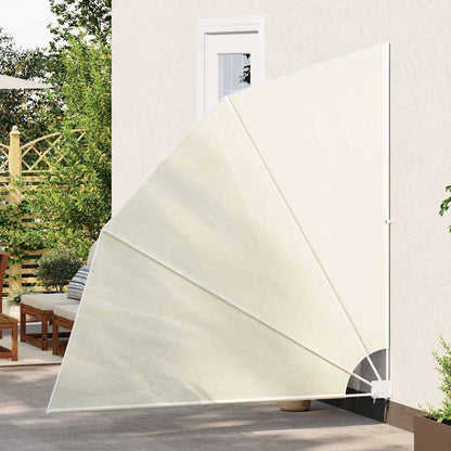 Faltbarer Balkonfächer Creme 210×210 cm