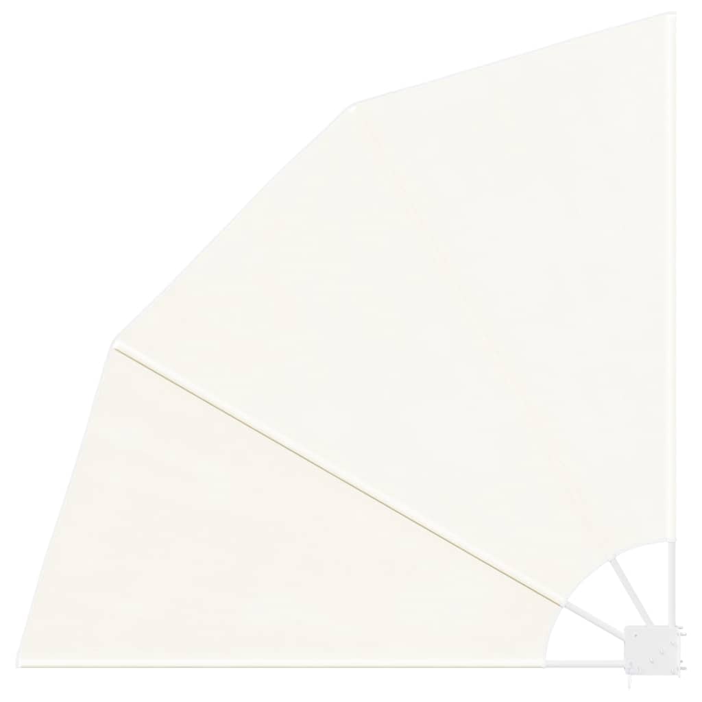 Faltbarer Balkonfächer Creme 140×140 cm
