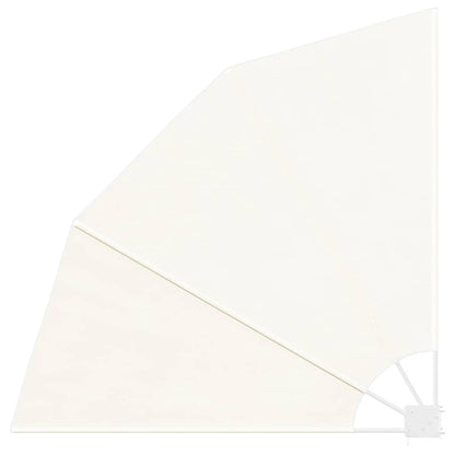 Faltbarer Balkonfächer Creme 140×140 cm