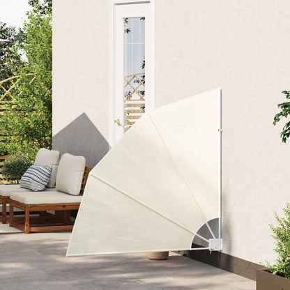 Faltbarer Balkonfächer Creme 140×140 cm
