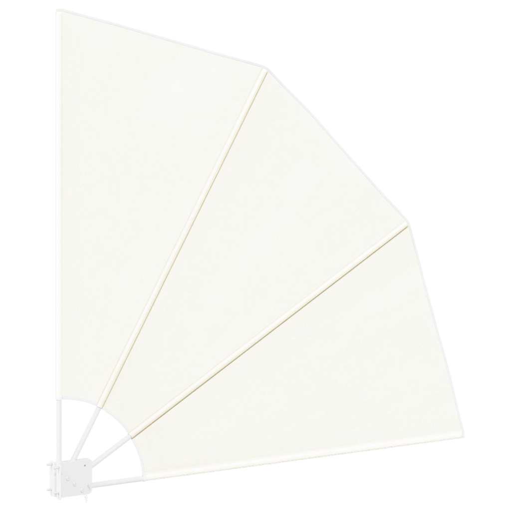 Faltbarer Balkonfächer Creme 140×140 cm