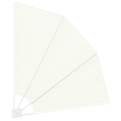 Faltbarer Balkonfächer Creme 140×140 cm