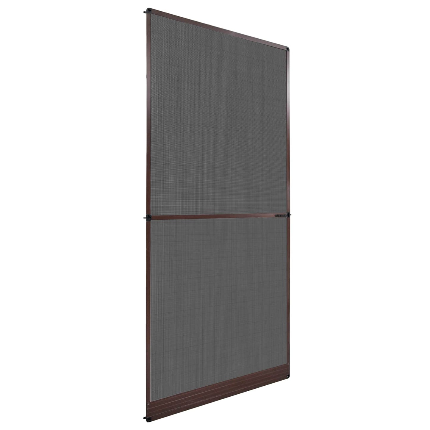 Schwenk-Insektenscreen Braun und Schwarz 100 x 215 cm