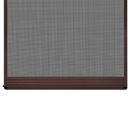 Schwenk-Insektenscreen Braun und Schwarz 120 x 240 cm