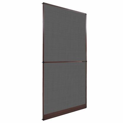 Schwenk-Insektenscreen Braun und Schwarz 120 x 240 cm