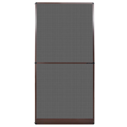 Schwenk-Insektenscreen Braun und Schwarz 120 x 240 cm