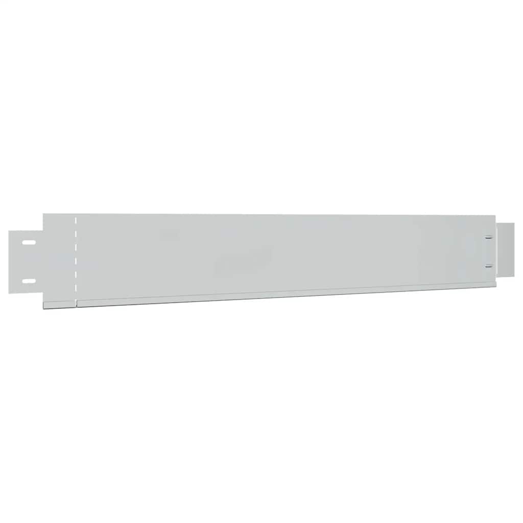 Flexible Rasenkante 5-er Set Verzinkter Stahl 100x14 cm