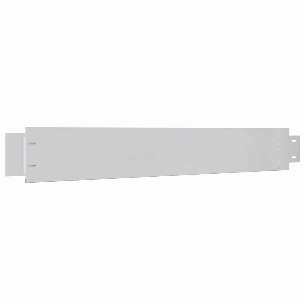 Flexible Rasenkante 5-er Set Verzinkter Stahl 100x14 cm