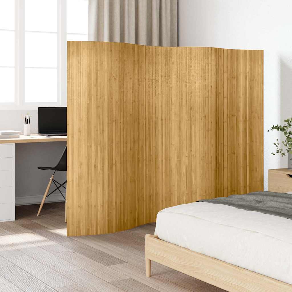 Raumteiler Bambus Natur Breite 250 cm Höhe 165 cm