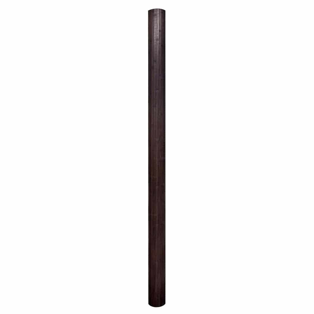 Raumteiler Bambus Dunkelbraun Breite 250 cm Höhe 165 cm