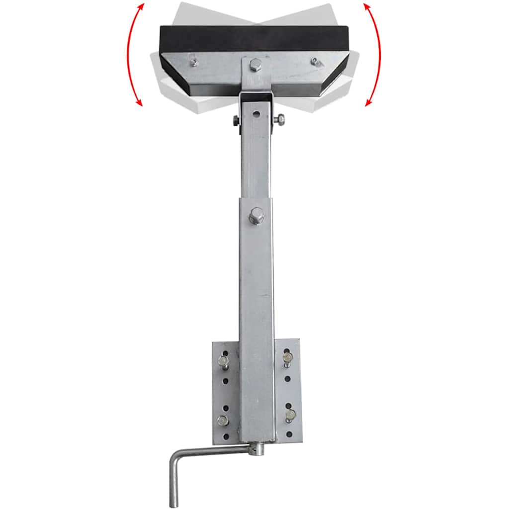 Bootstrailer-Stützen Vollgummi 2er-Set 63 - 88 cm