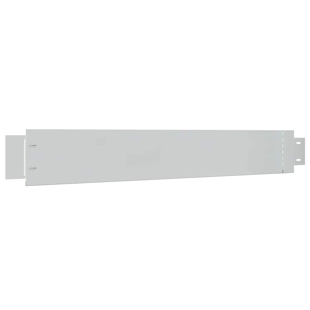 Flexible Rasenkante 10-er Set Verzinkter Stahl 100x14 cm