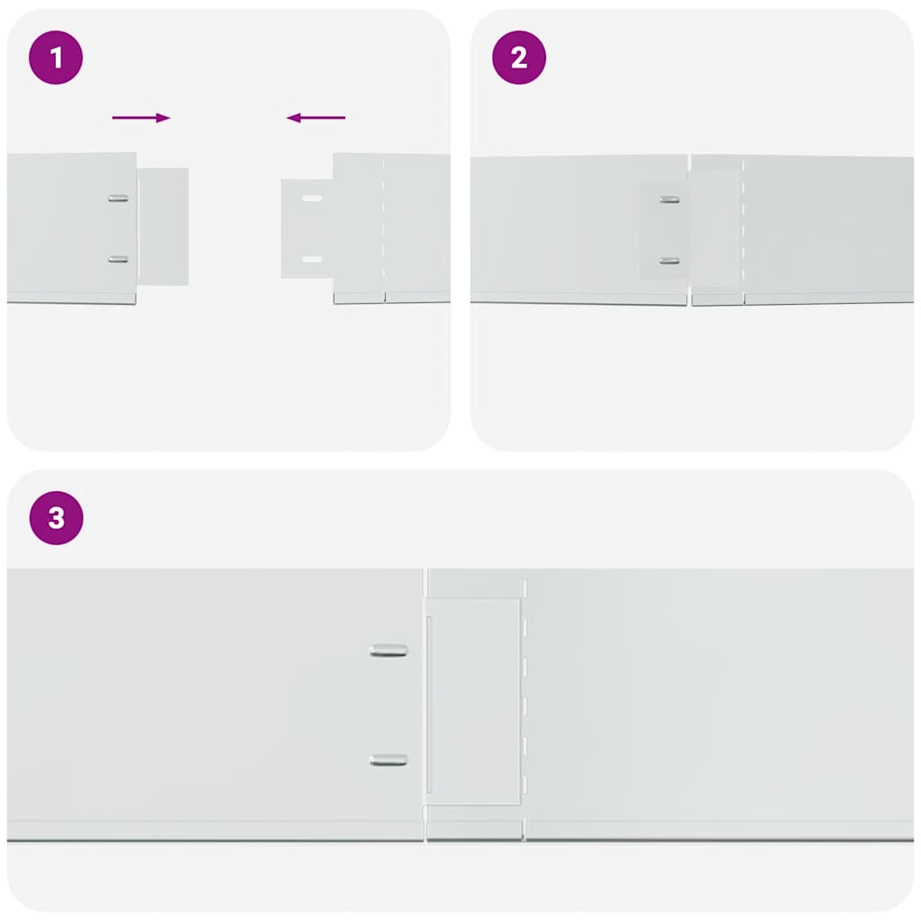 Flexible Rasenkante 15-er Set Verzinkter Stahl 100x14 cm