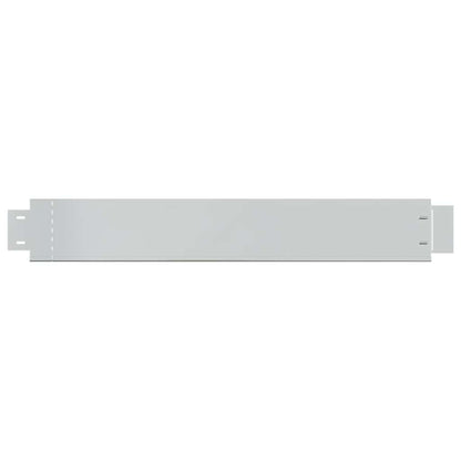 Flexible Rasenkante 20-er Set Verzinkter Stahl 100x14 cm