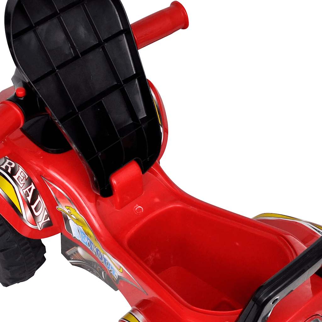 Rotes Aufsitz-Quad für Kinder mit Sound und Licht