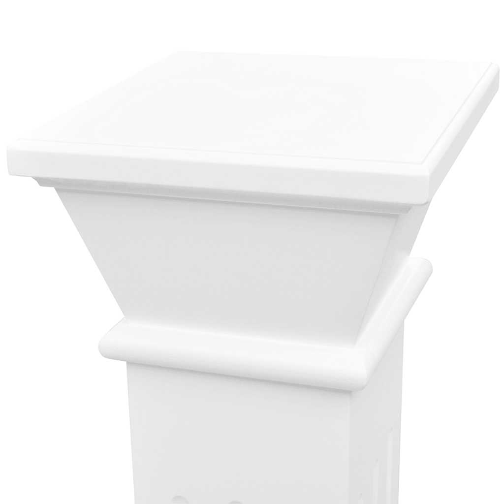 Säulen-Pflanzenständer Klassischer Stil Quadratisch MDF