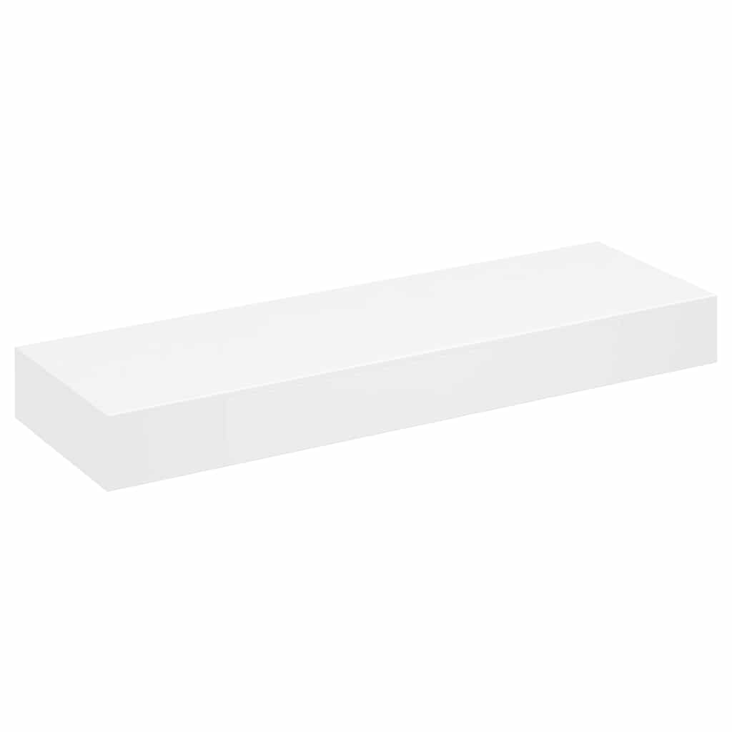 Wandregal mit Schublade MDF Weiß