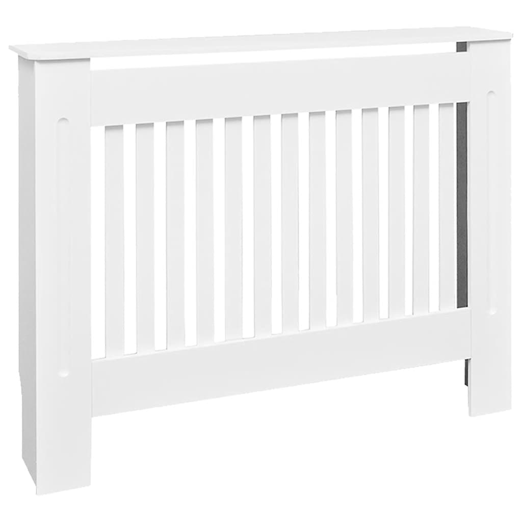 Holzwerkstoff Heizkörper-Abdeckung Heizkörperverkleidung 112 cm, weiß