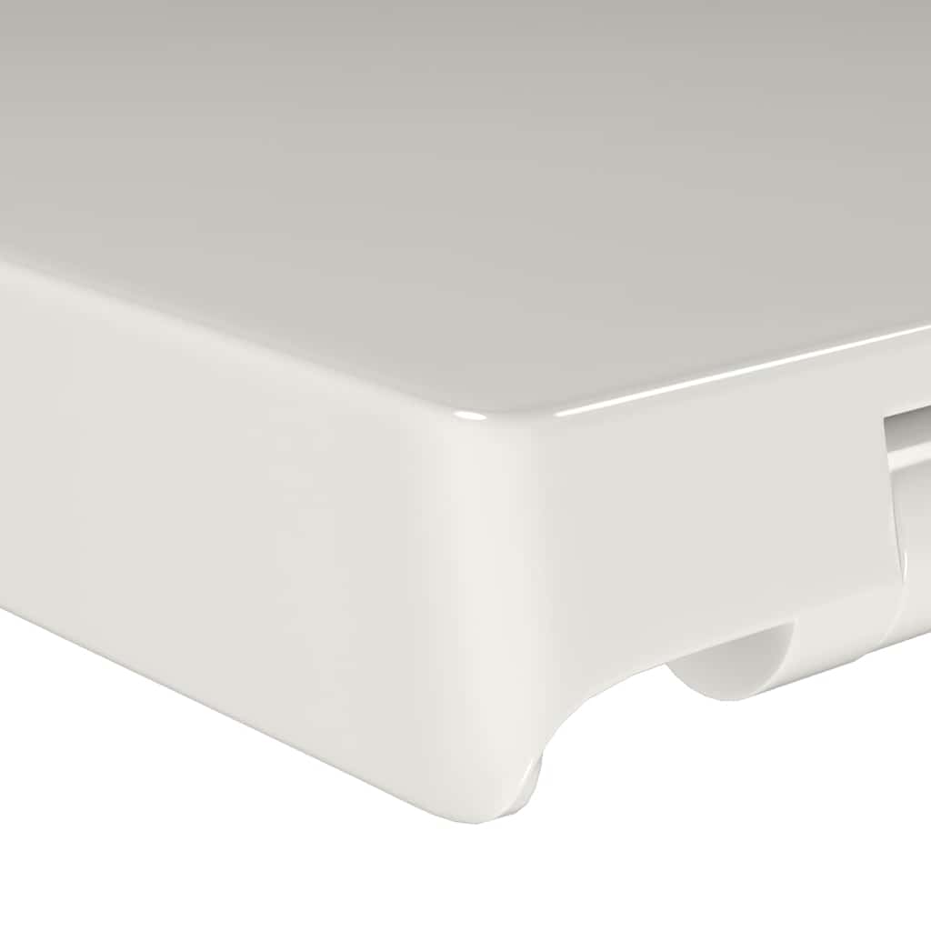 Toilettensitz mit Absenkautomatik und Quick-Release Weiß Eckig