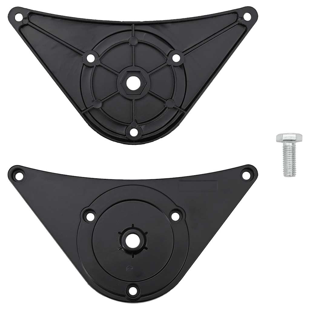 4x höhenverstellbares Tischbein Schwarz 1100 mm