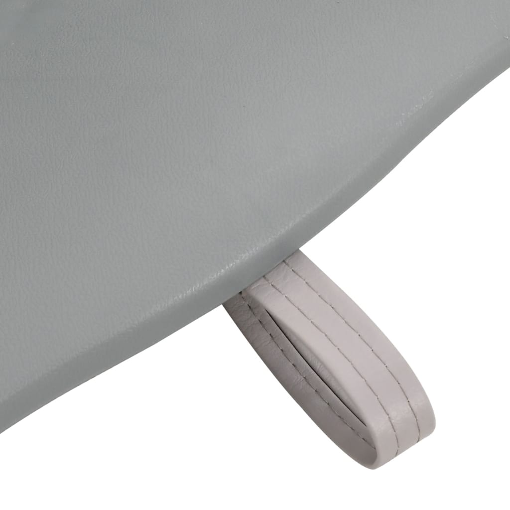 2-tlg. Bootssitz-Set Klappbar Grau