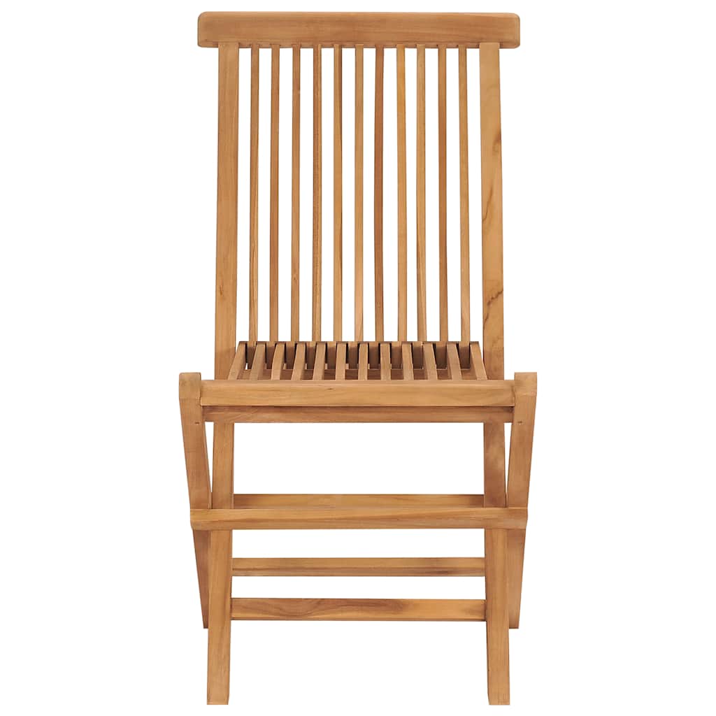Klappstühle, 2 Stück, für Garten und Außenbereich, Teakholz