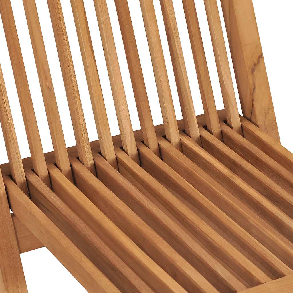 Klappstühle, 2 Stück, für Garten und Außenbereich, Teakholz