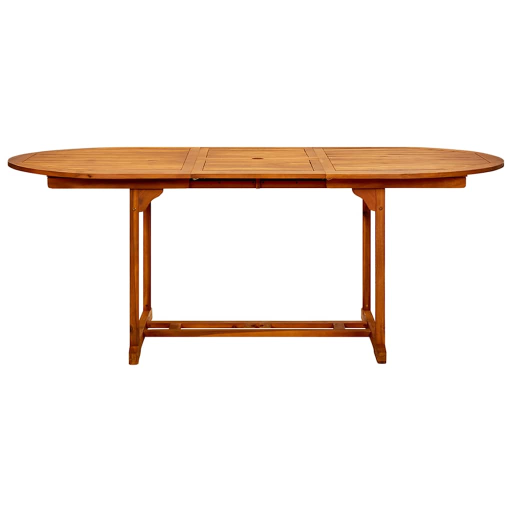 Gartentisch (150-200)x100x75 cm Massivholz Akazie