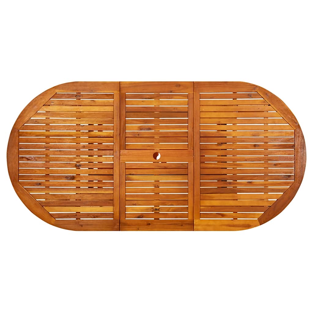 Gartentisch (150-200)x100x75 cm Massivholz Akazie