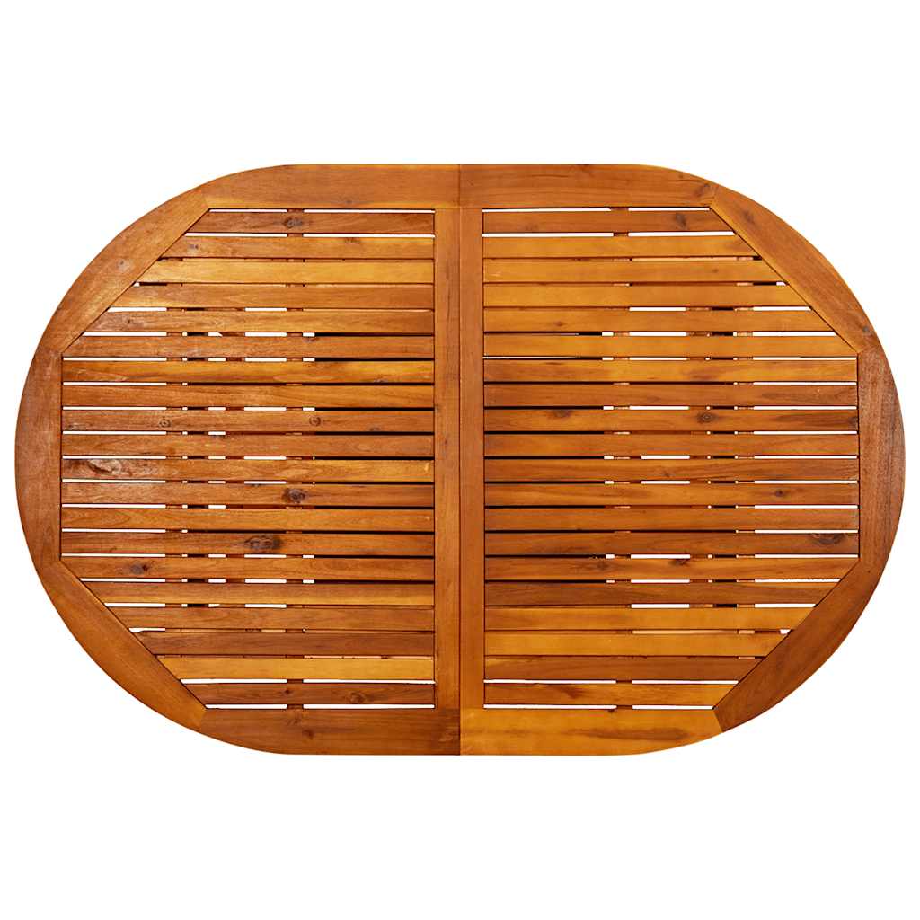 Gartentisch (150-200)x100x75 cm Massivholz Akazie