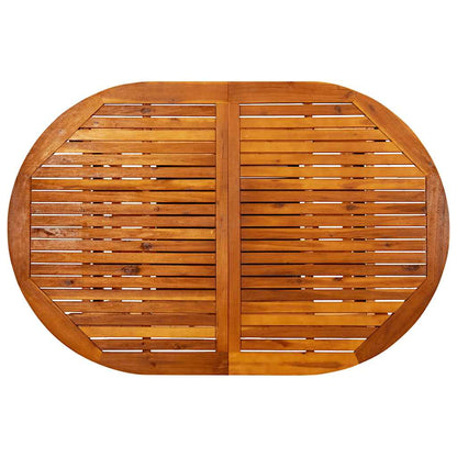 Gartentisch (150-200)x100x75 cm Massivholz Akazie