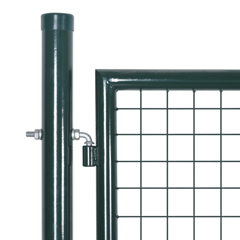 Doppeltür-Gartentor 300x150 cm pulverbeschichteter Stahl
