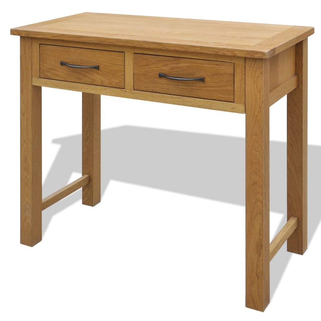 Frisiertisch mit Hocker Massivholz Eiche