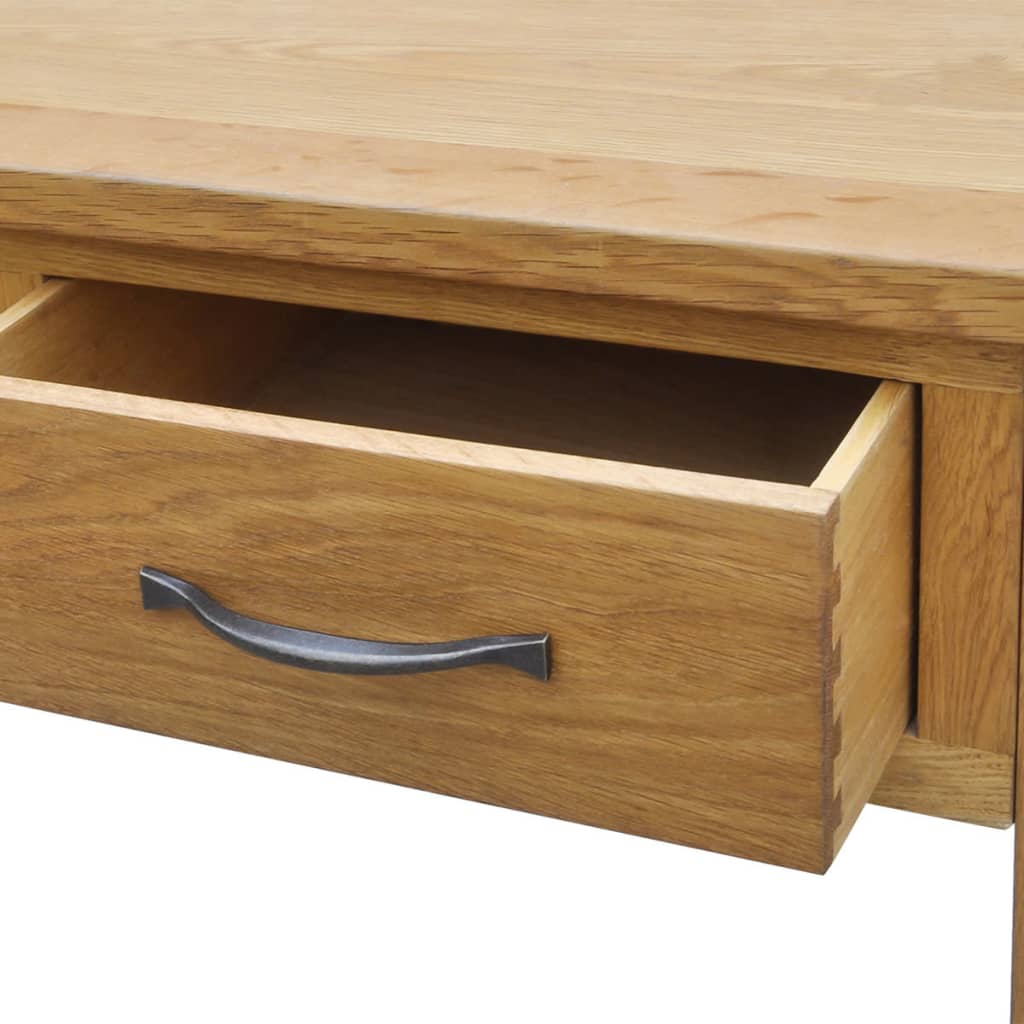 Frisiertisch mit Hocker Massivholz Eiche