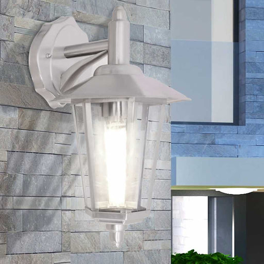 Außenwandlampe Laterne Hängend Edelstahl